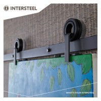 Intersteel Schiebetürsystem 200 cm Modern Top Schwarz