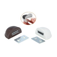 Bodentürstopper Türfeststeller in Braun oder Weiß Feststeller Türmagnet Bodenmagnet Magnet