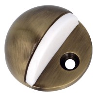 Türstopper Bodentürstopper Ausführung in verschiedenen Farben Gummi weiß Türpuffer aus Metall