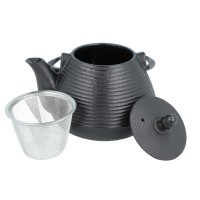 Verdampferkessel Teekessel Wasserkessel Kessel Luftbefeuchter Guss mit Teesieb