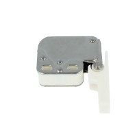 Federschnapper Mini Latch Türschnapper mit Halteplatte Druckschnapper Weiß