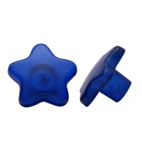 Möbelknopf Kinderzimmerknopf Schrankknopf Modell Blauer Stern