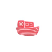 Möbelknopf Schrankknopf Kinderzimmerknopf Modell Rotes Schiff