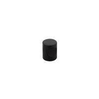 Intersteel Möbelknopf mit Fingermulde ø 18 mm Schwarze